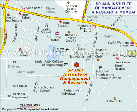 S. P Jain Institute of Management & Research Address