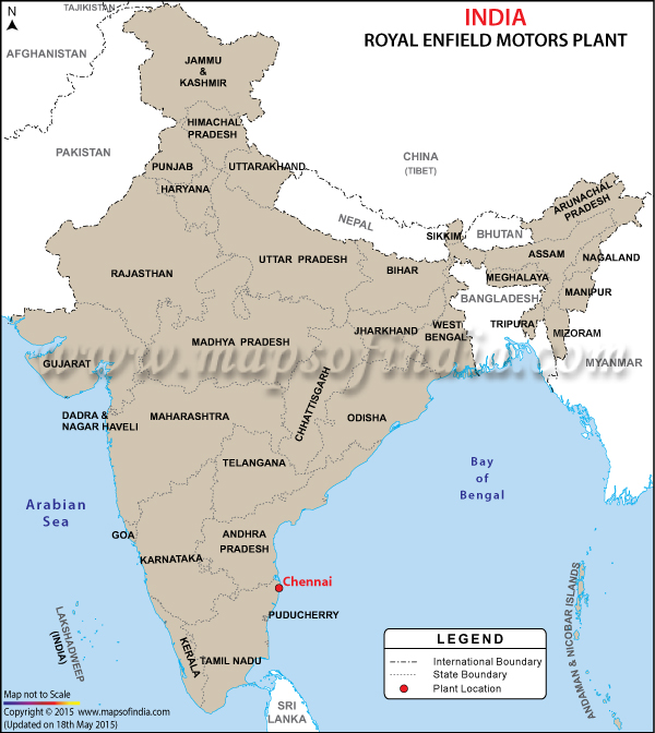 Royal Enfield Motors plants in India