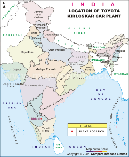 Toyota Kirloskar Motor Ltd. Plants