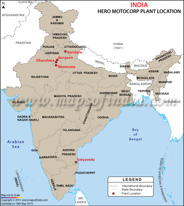 Hero Motocorp Plant Location