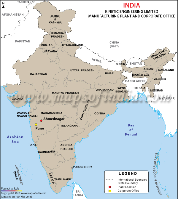 Kinetic Motor plants in India