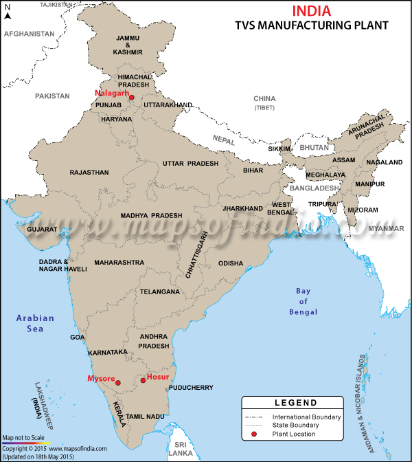 TVS Motor plants in India