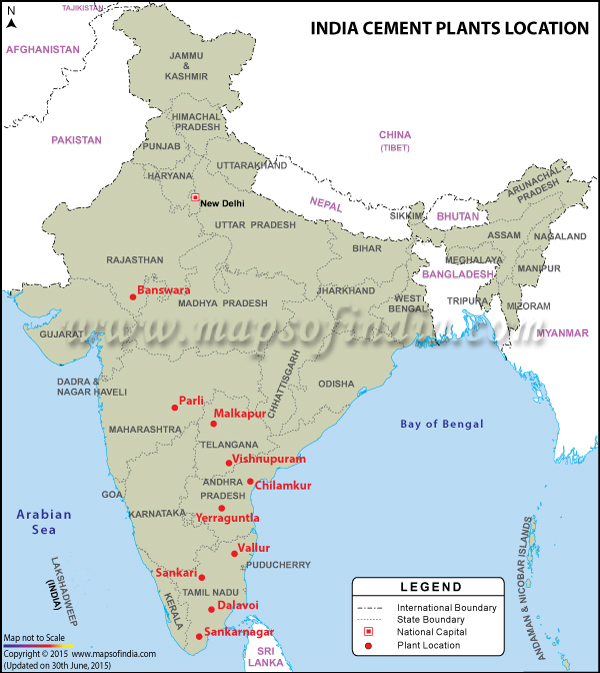 India Cement Plant Locations