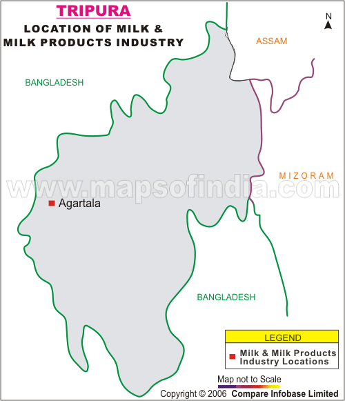 Location Of Milk and Milk industry