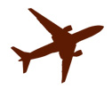 A brown aircraft flying high in the air, symbolizing the innovation of aviation companies.