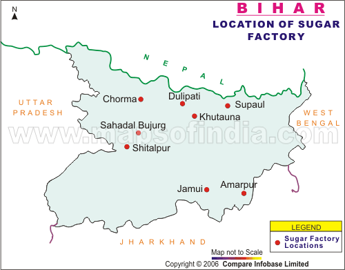 Location of Sugar Factory